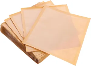 100Pcs Transparent Food Packaging Bags with Window for Cookies Bread Sandwiches and Treats Grease Resistant Bakery Bags for Freshness