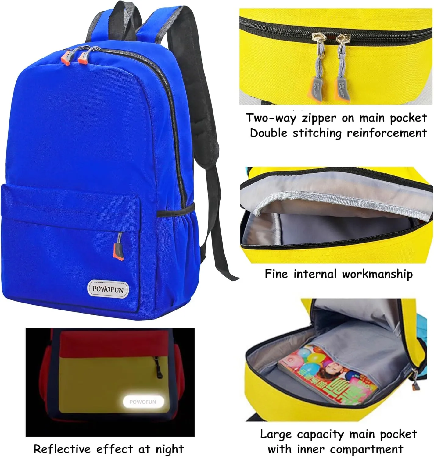 15 inch Kids Backpack Lightweight Elementary School bag Kindergarten Bookbag Casual Travel Daypack