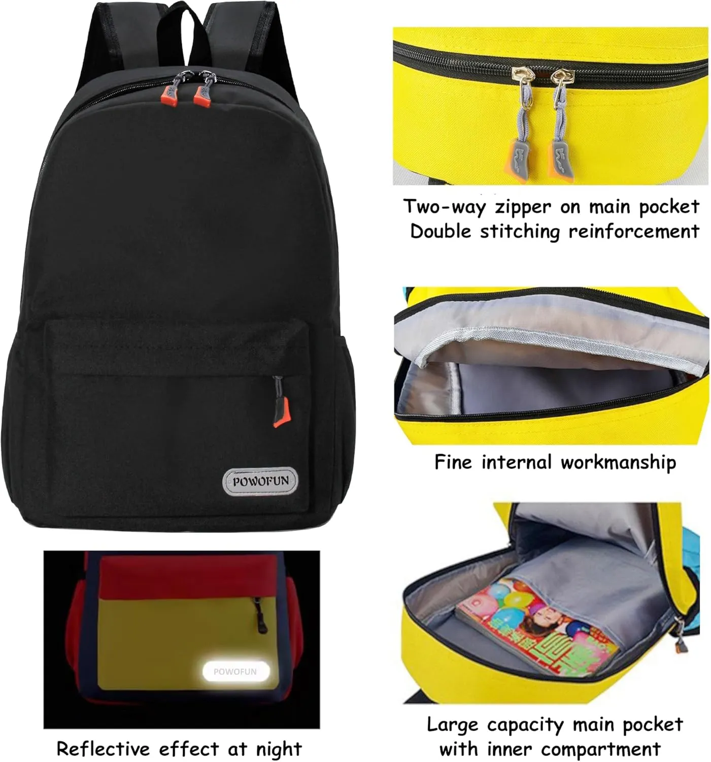 15 inch Kids Backpack Lightweight Elementary School bag Kindergarten Bookbag Casual Travel Daypack