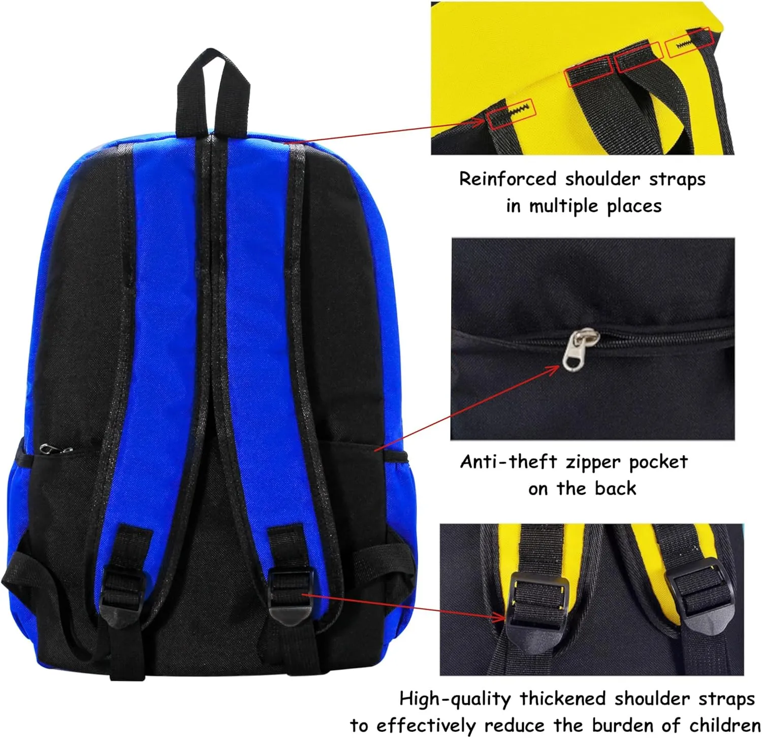 15 inch Kids Backpack Lightweight Elementary School bag Kindergarten Bookbag Casual Travel Daypack