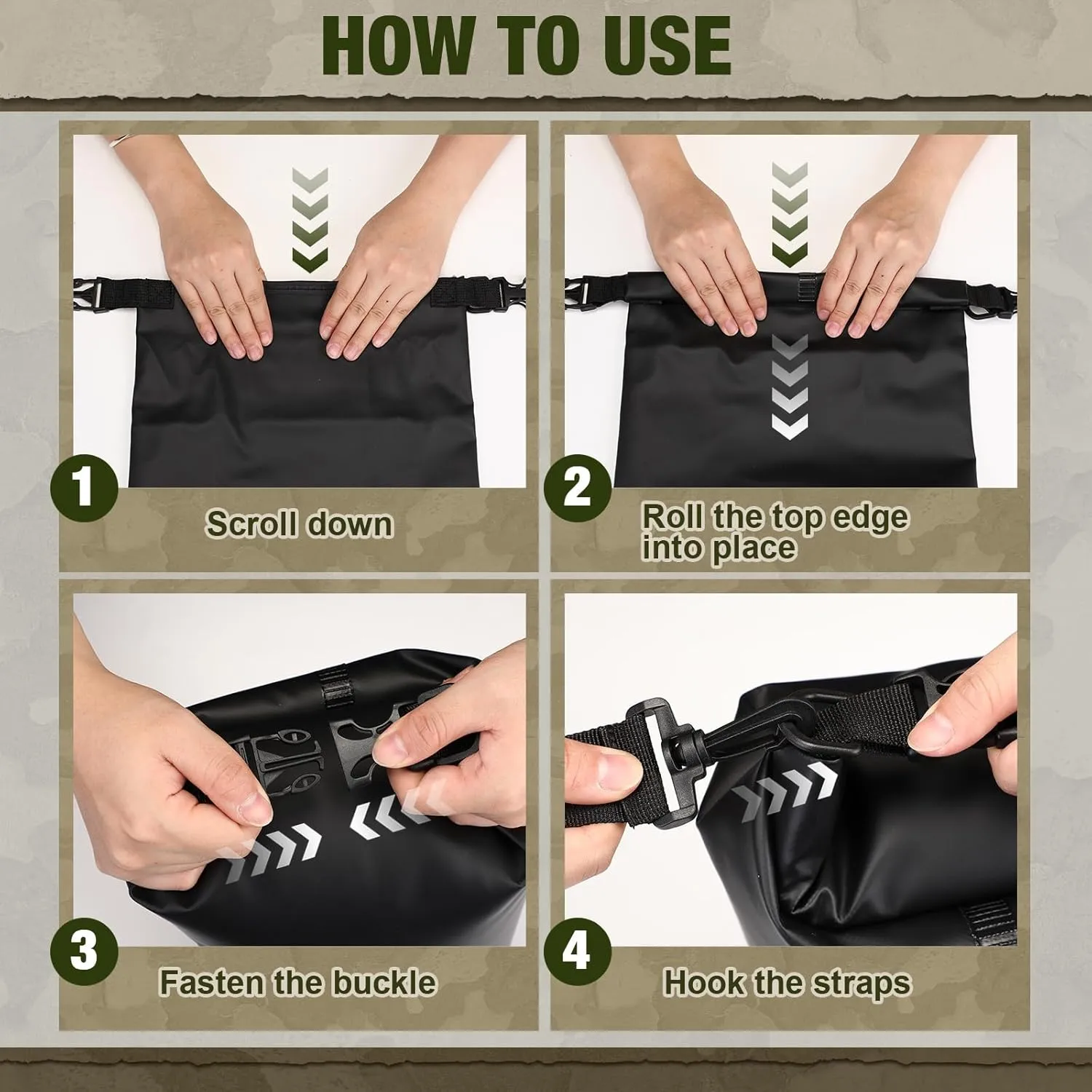 2 Sets Bear Food Bag for Camping Ultralight Food Bag Hanging System Includes 2 Pcs 10 L Waterproof Bear Bag Pulley System and 4 Pcs Nylon Ropes 4 Pcs Clips 2 Pcs Rock Pouch