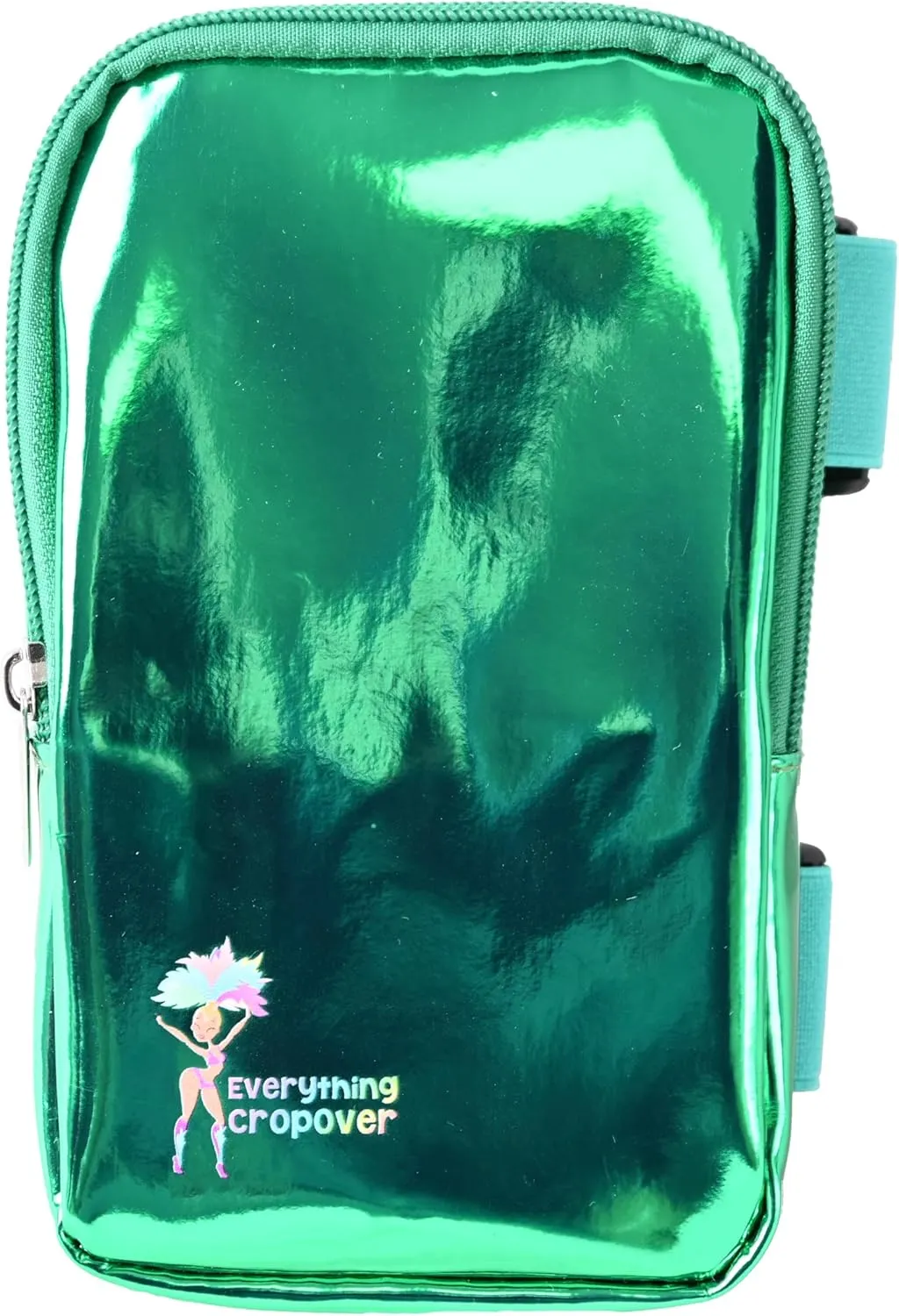3-IN-1 Thigh Bag Fanny Pack Crossbody Bag | Carnival Leg Harness for Women | Holographic Waist Bag | Rave Leg Pack with Buckles | Green