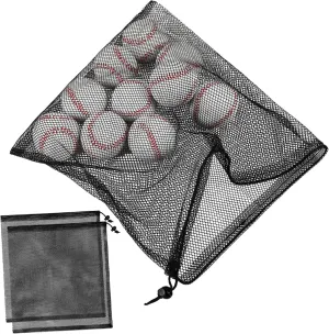 3Pcs Drawstring Mesh Storage Bags for Laundry Sports Equipment Tools Breathable Durable Net Pouches with Reinforced Closure for Organizing Damp Gear