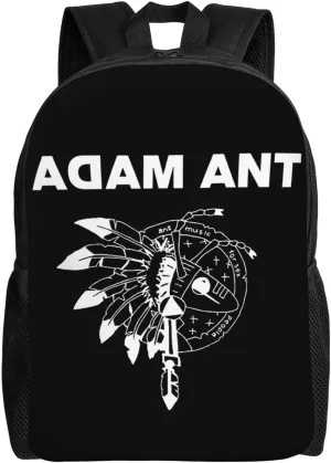 Adam And The Ants Band Backpack Lightweight Backpacks Unisex Rucksack Fashion Casual Travel Bags