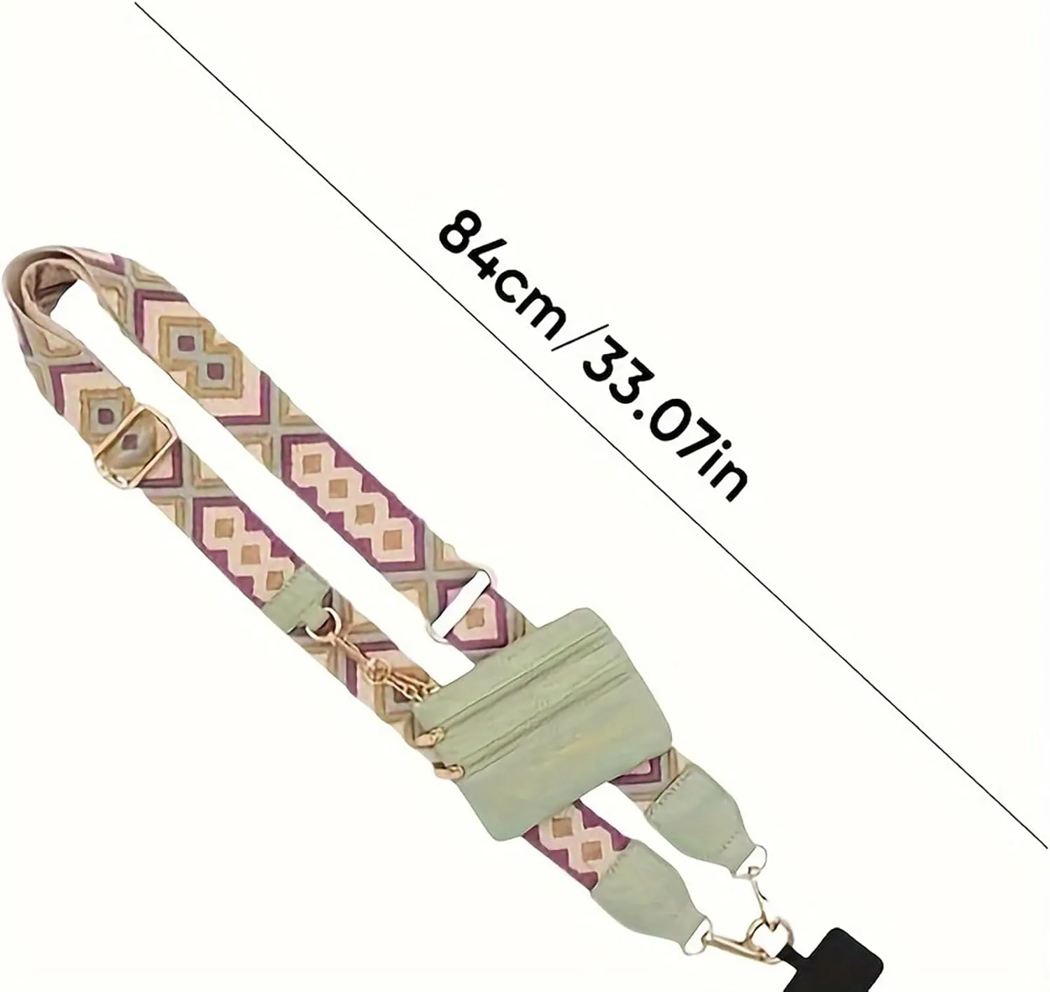 Adjustable Phone Lanyard Strap, Detachable Crossbody Shoulder Strap with Wallet Keychain, Universal Replacement Bag Strap for Phone Case Purse(Style 11)