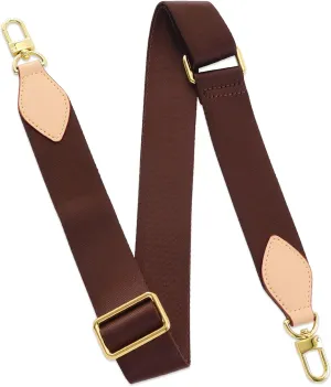 Adjustable Soft Crossbody Strap for Pochette Accessories Replacement Strap, Wide Canvas Strap for Designer Purse