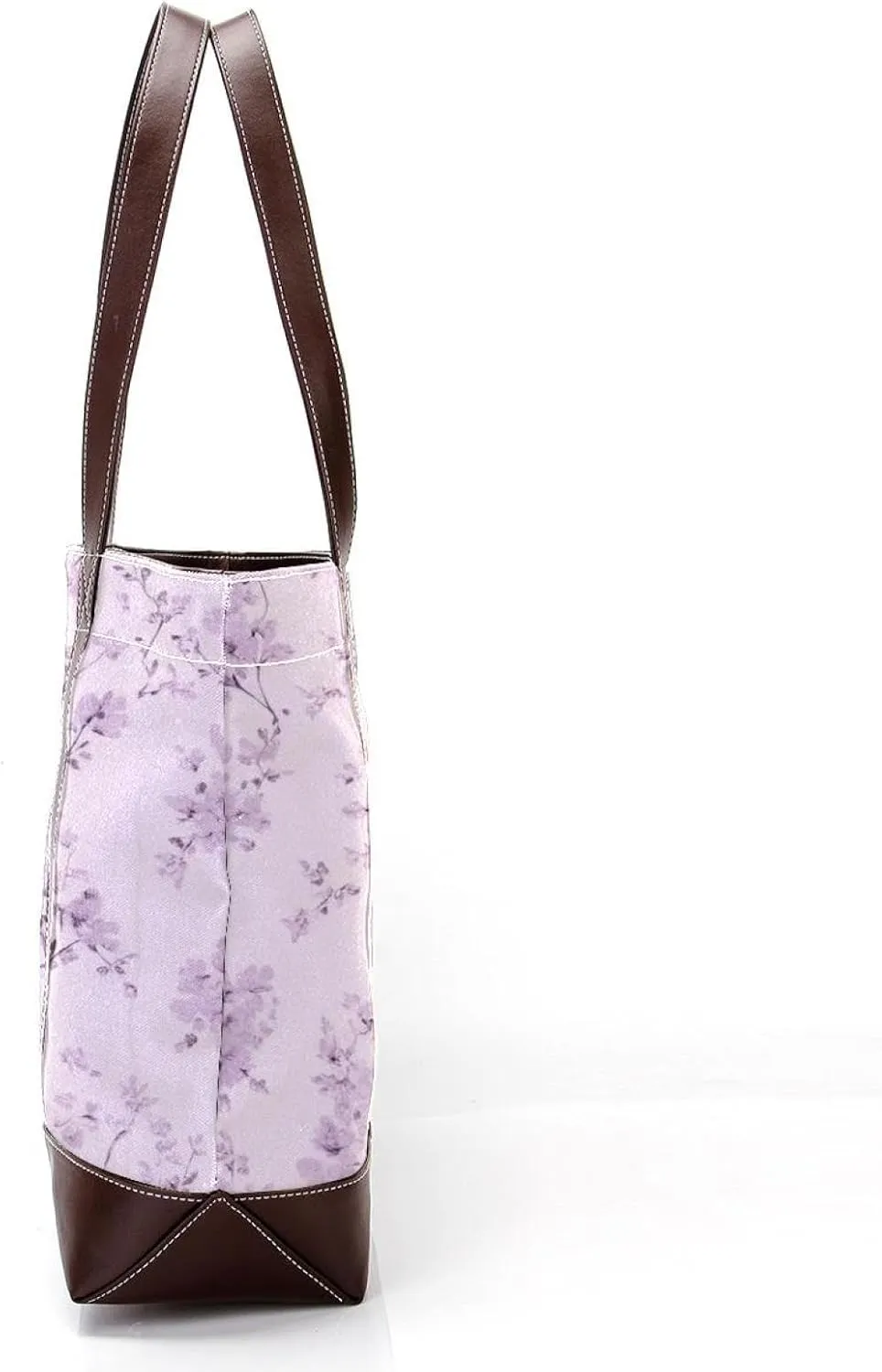 Aesthetic Art Flower Tote Bags Durable Leather Canvas Purses and Handbags for Women