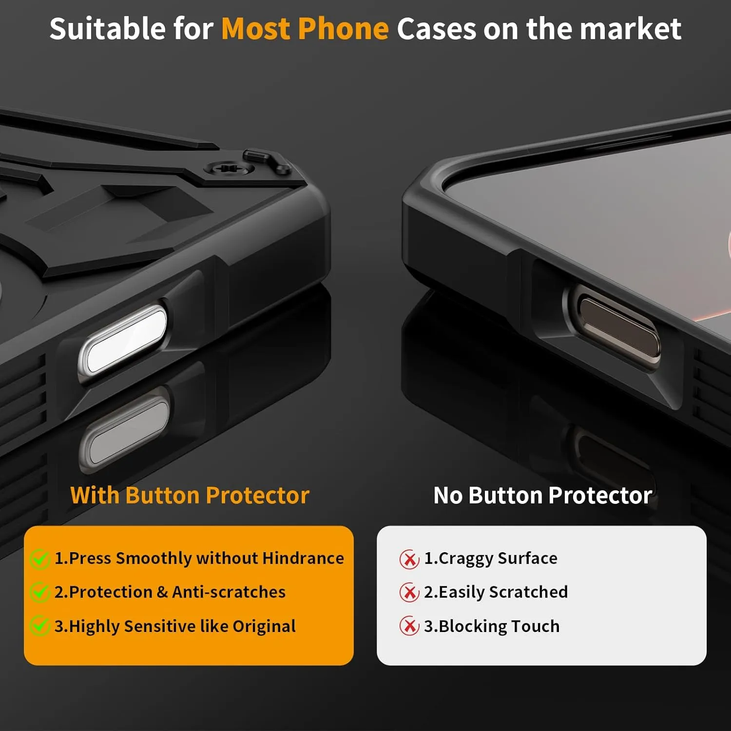 AMANECER 2 Pack Camera Control Button Protector for iPhone 16/16 Plus, Anti-scratch Rugged Sensitive Slide Capacitive Protective Cover fit Apple Phone Side Click Touch Capture Key, White Silver