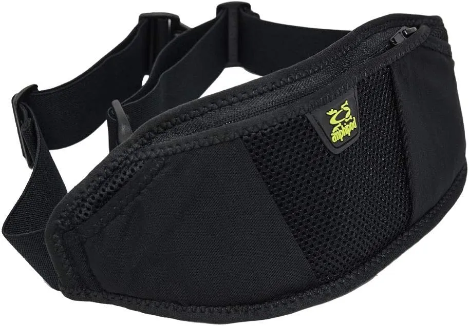 Amphipod AirFlow Endurance Waistpack, Bounce Free Runners Storage Fanny Pack Waist Bag for Running, Jogging, Men & Women