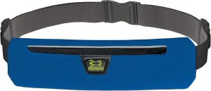 Amphipod AirFlow MicroStretch Plus Belt, Ultra-Light Minimalist Runners Waist Pack Bag for Running & Walking, Men & Women - Blue/Silver - XL