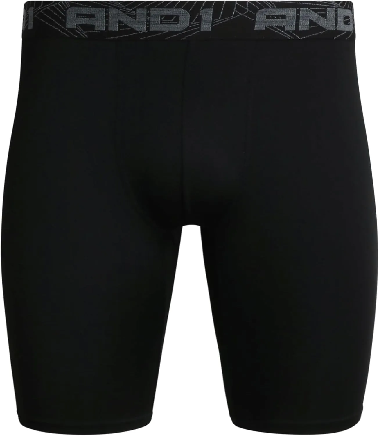AND1 Mens Boxer Briefs - 5 Pack Performance Stretch Mens Underwear Long Leg Boxers for Men with Contour Pouch (Sizes: S-3XL)