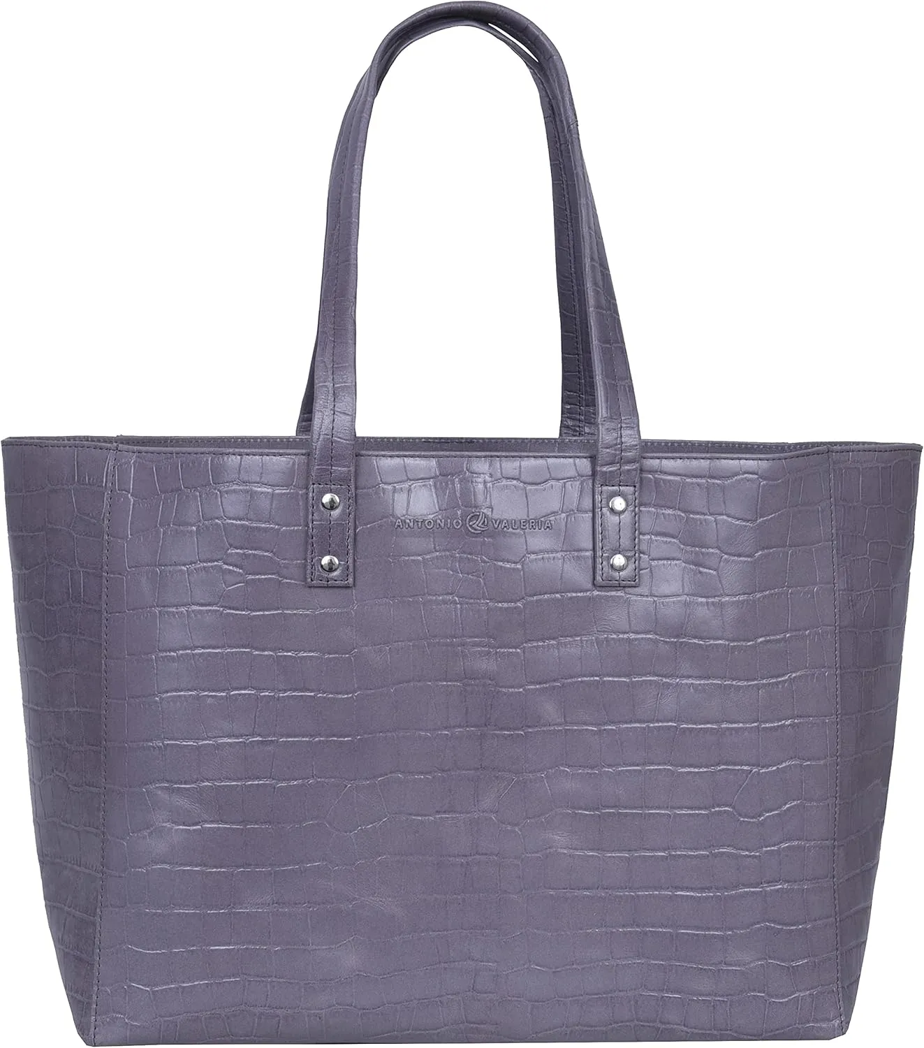 ANTONIO VALERIA Avery Leather Tote/Top Handle Shoulder Bag for Women