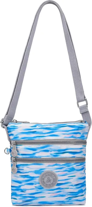 AOCINA Crossbody Purses for Women Lightweight Small Travel Bag Shoulder Purses and Handbags with Multi Zipper Pockets