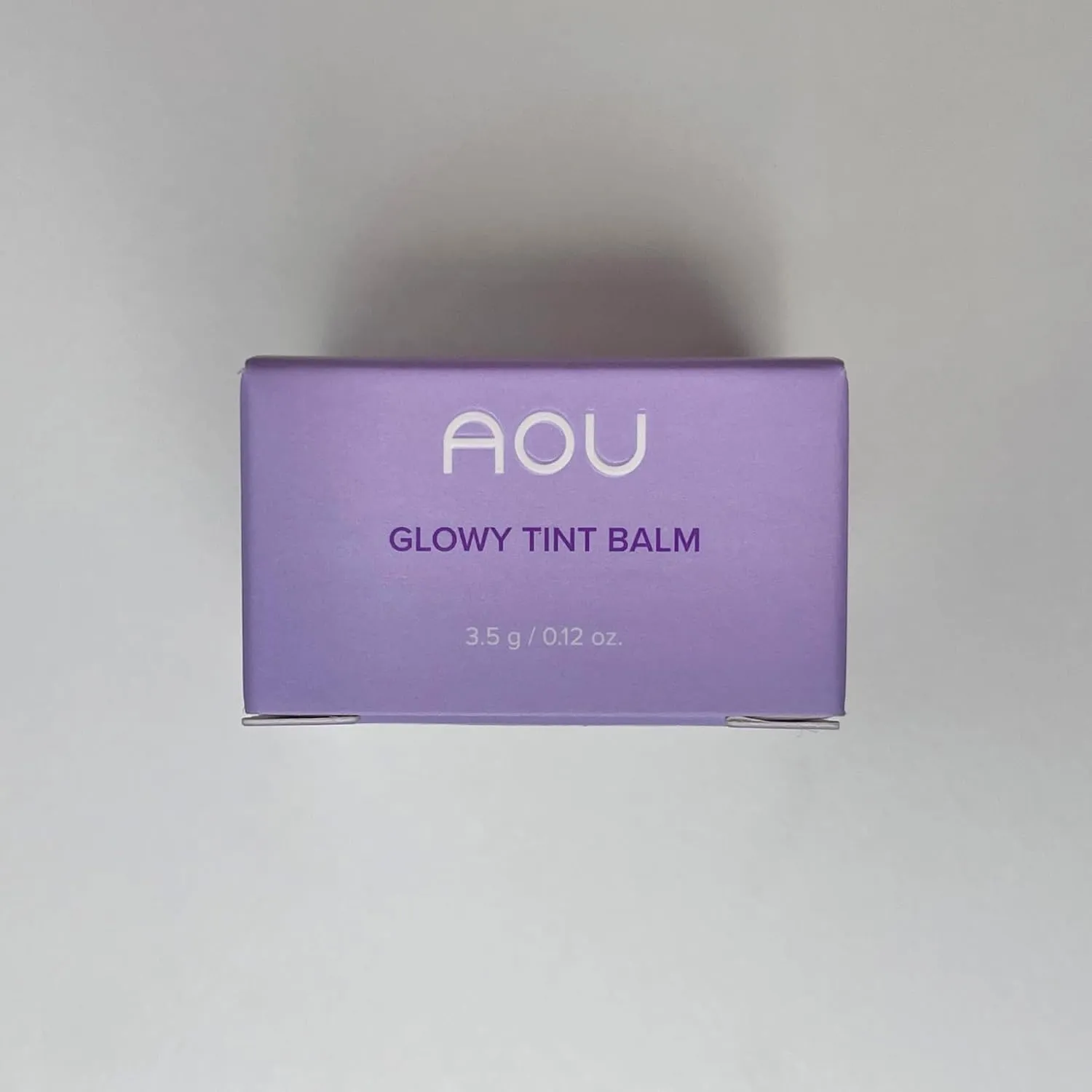 AOU GLOWY TINT BALM Tinted Lip Balm with Natural Gloss Instant Hydration for Chapped Lips 0.12Oz (03 Mulberry Balm)