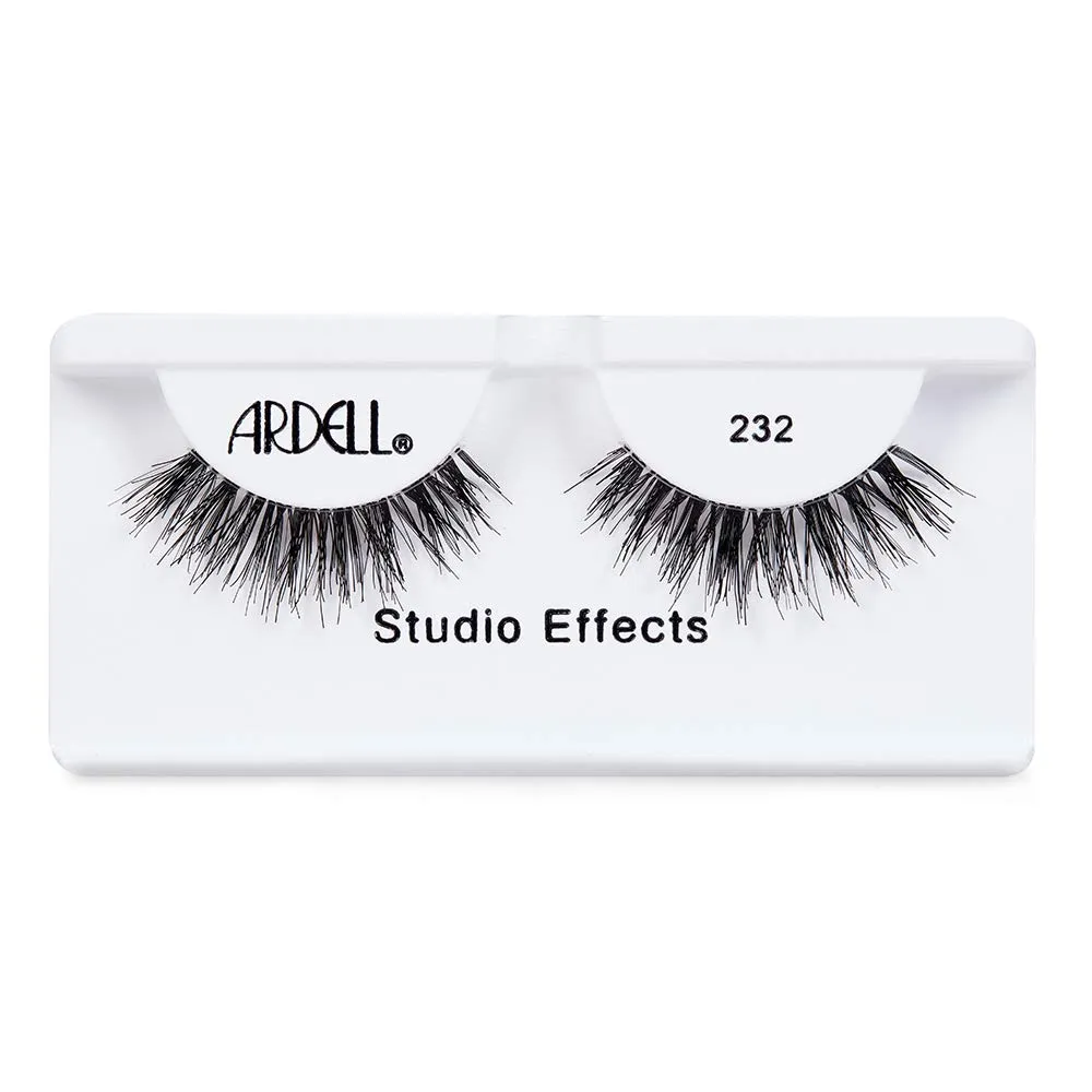 Ardell Studio Effects False Eyelashes 232 - Dramatic Volume Lash Strips, Perfect Lashes for Special Occasions and Everyday Glam, 4 Pack