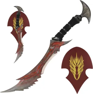 Armory Replicas™ - Demon Daedric Warrior Quest Role Play Dagger Full Size Replica