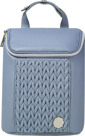 Baby Bottle Cooler Bag with Adjustable Straps to Fits Stroller or Diaper Bag,Insulated Baby Bottle Bag for Nursing Moms Daycare or Travel (ASH Blue)