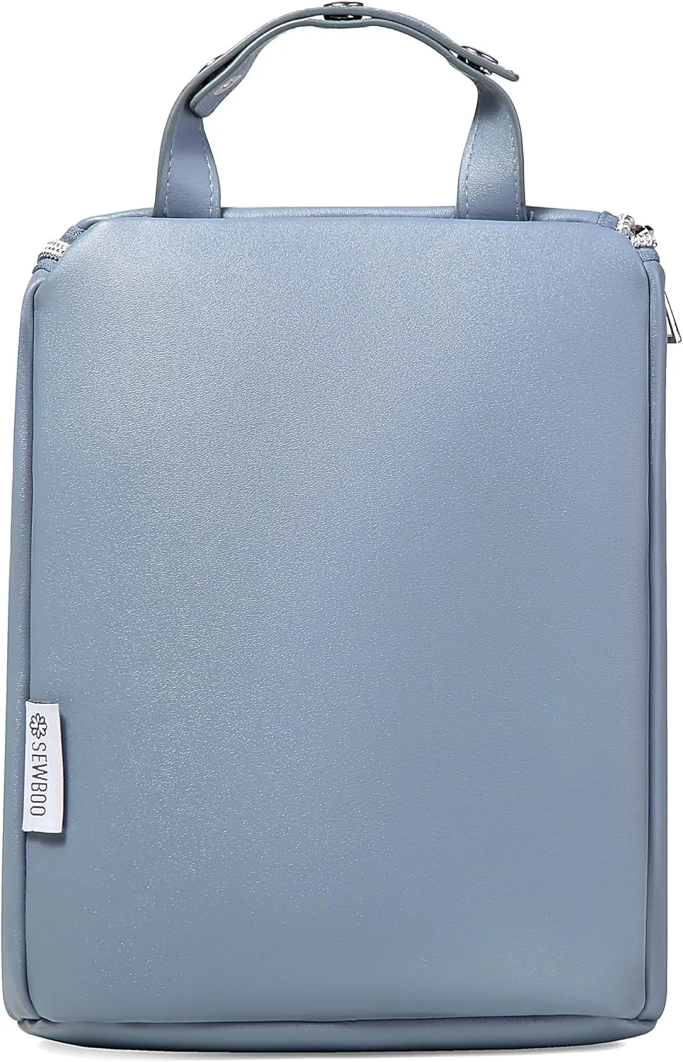 Baby Bottle Cooler Bag with Adjustable Straps to Fits Stroller or Diaper Bag,Insulated Baby Bottle Bag for Nursing Moms Daycare or Travel (ASH Blue)