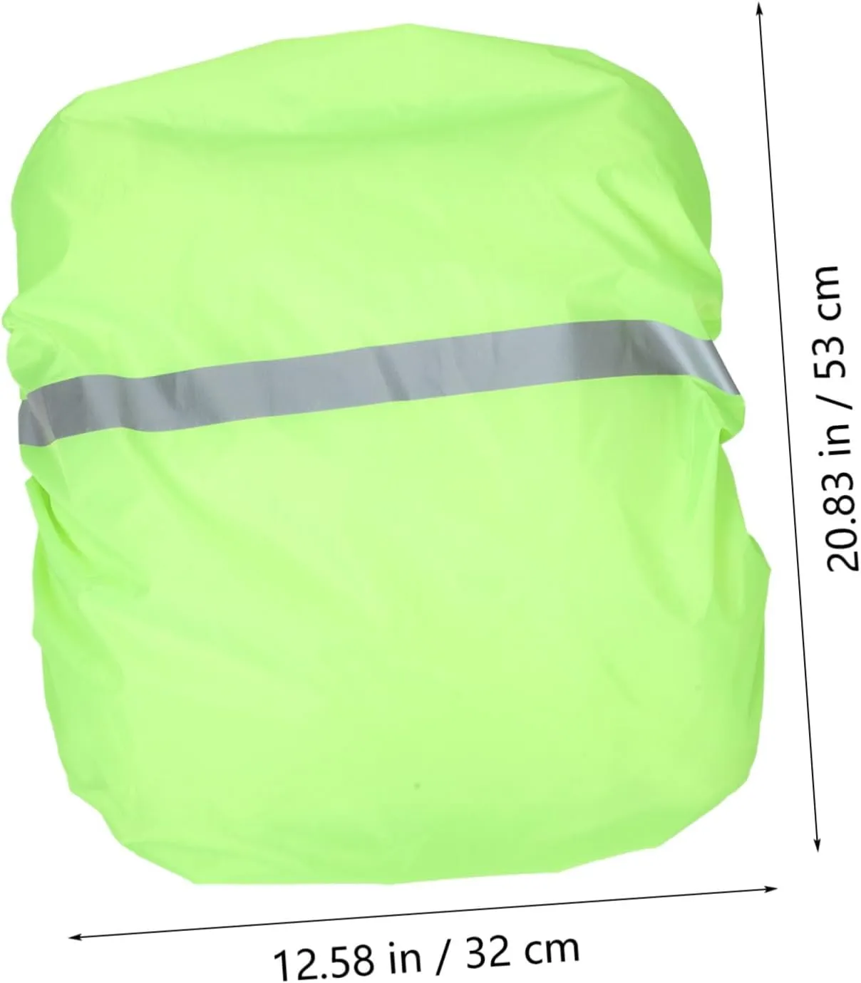 Back Rain Cover Outdoor Back Reflective Rain Cover Bicycle Rain Cover Belt Hanging Bag Protective Cover