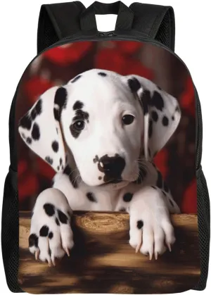 Backpack for Men Women Carry-on Backpack dalmatian puppy Daypack Laptop Backpack Lightweight