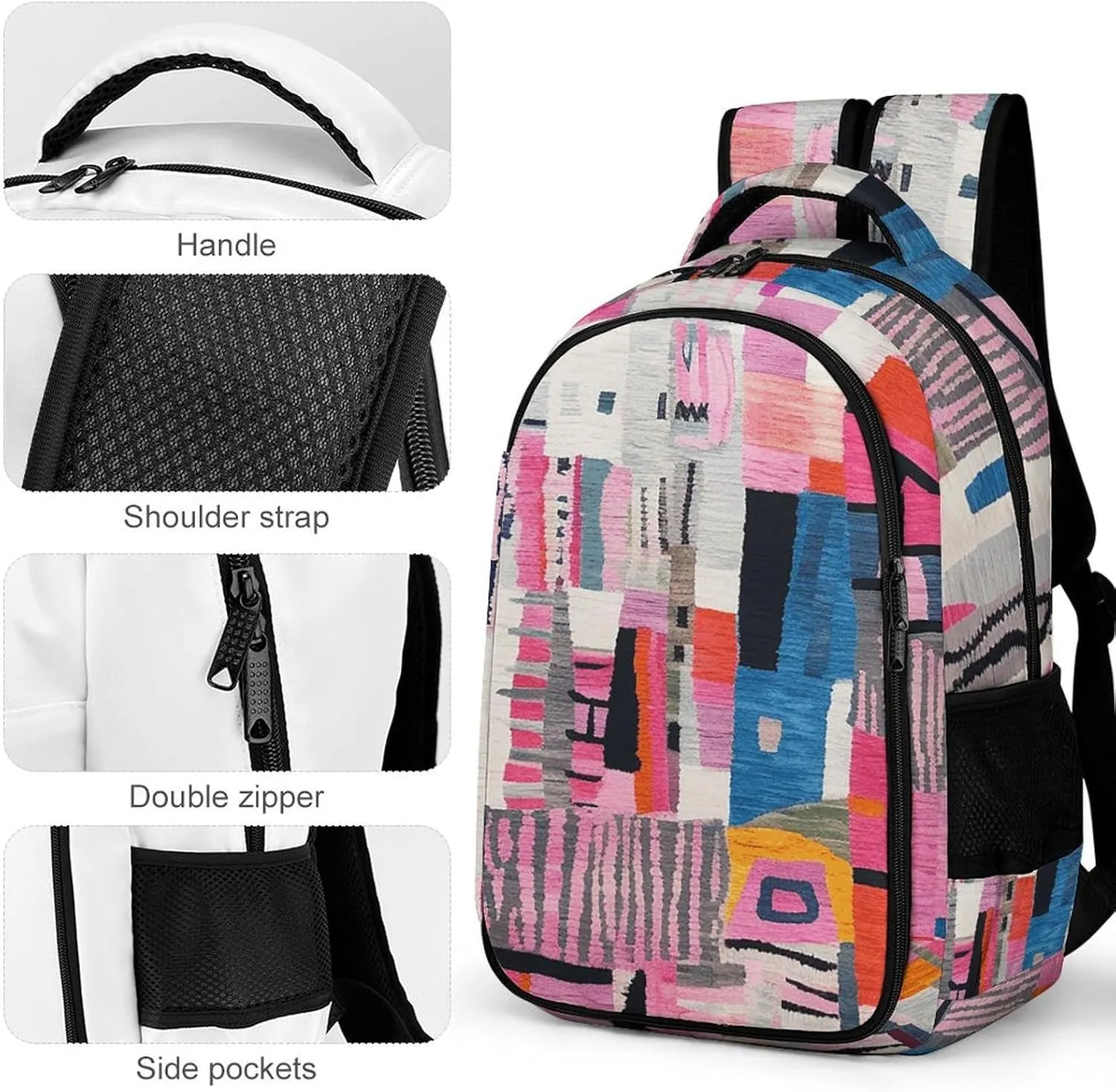 Backpack for Men Women Laptop Backpack Abstract Creative Style Casual Daypack Laptop Bag for Travel