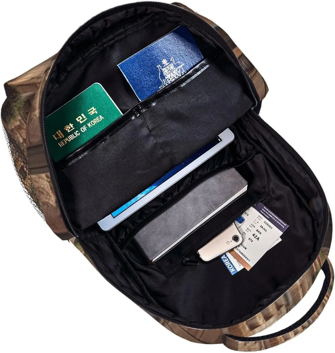 Backpack Travel Laptop Backpack for Men Women Lightweight Rucksack Architecture Streets Houses Casual Daypack