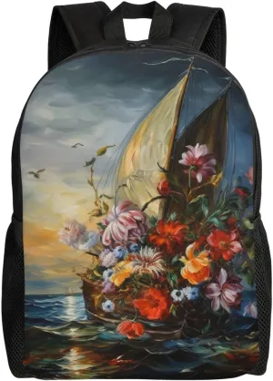Backpack Travel Laptop Backpack For Men Women Lightweight Rucksack Artwork Casual Daypack