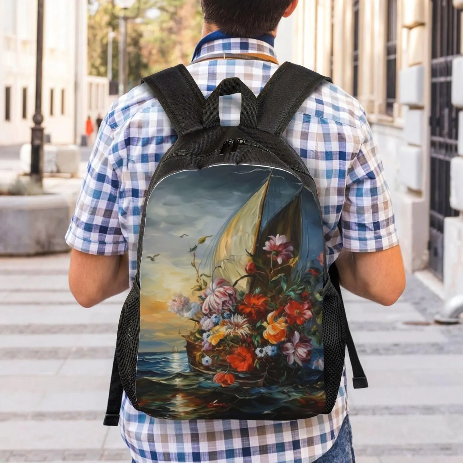 Backpack Travel Laptop Backpack For Men Women Lightweight Rucksack Artwork Casual Daypack