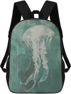 Backpack Travel Laptop Backpack for Men Women Soft Blurry Atmosphere Casual Daypack Adjustable Lightweight Computer Bag