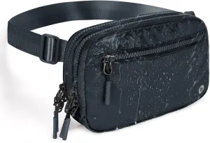 BALEAF Belt Bag Women Fanny Packs Crossbody Fashion Waist Pack Water Resistant Adjustable Strap 2L Dark Grey