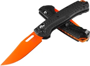 Benchmade - Mini Taggedout Folding Knife with Carbon Fiber Handle (15533OR-01)