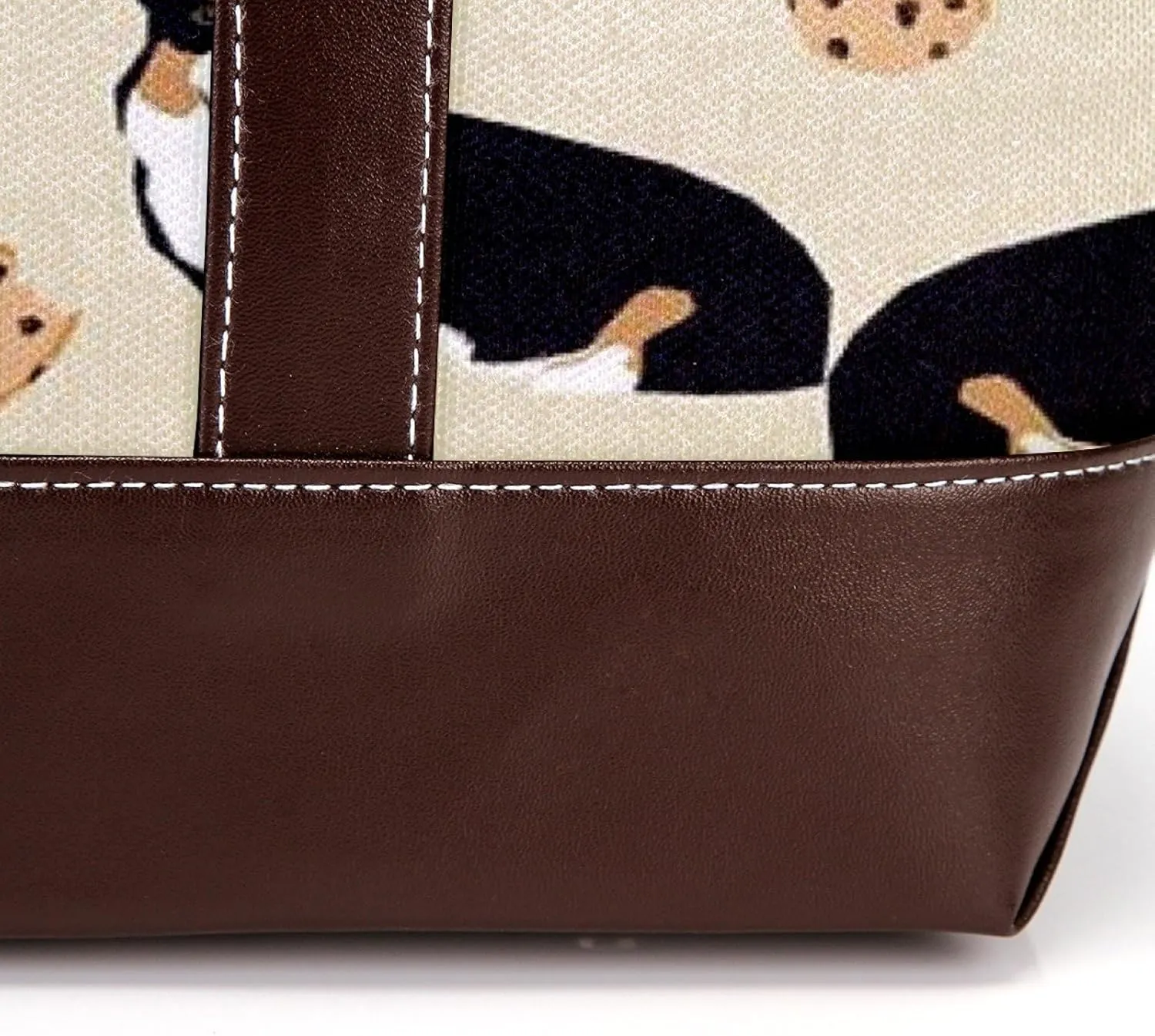 Blue Corgi Dog Fashion Leather Purse Bag for Women Top Handle Ladies Shoulder Bags with Pockets Zipper