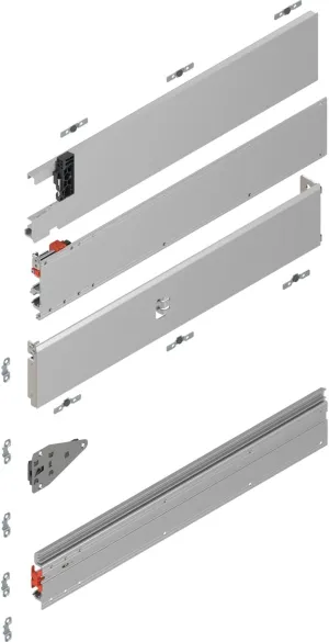 BLUM Revego Duo Pocket Rail Set, Length 525 mm, Left