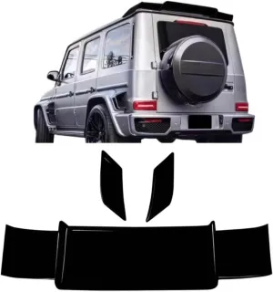 Brabus Style Rear Roof Spoiler Compatible with 2002-2024 Mercedes Benz G Class W463 / W464 - Window Spoiler for G500, G 550, G 63 AMG, G 65 AMG.