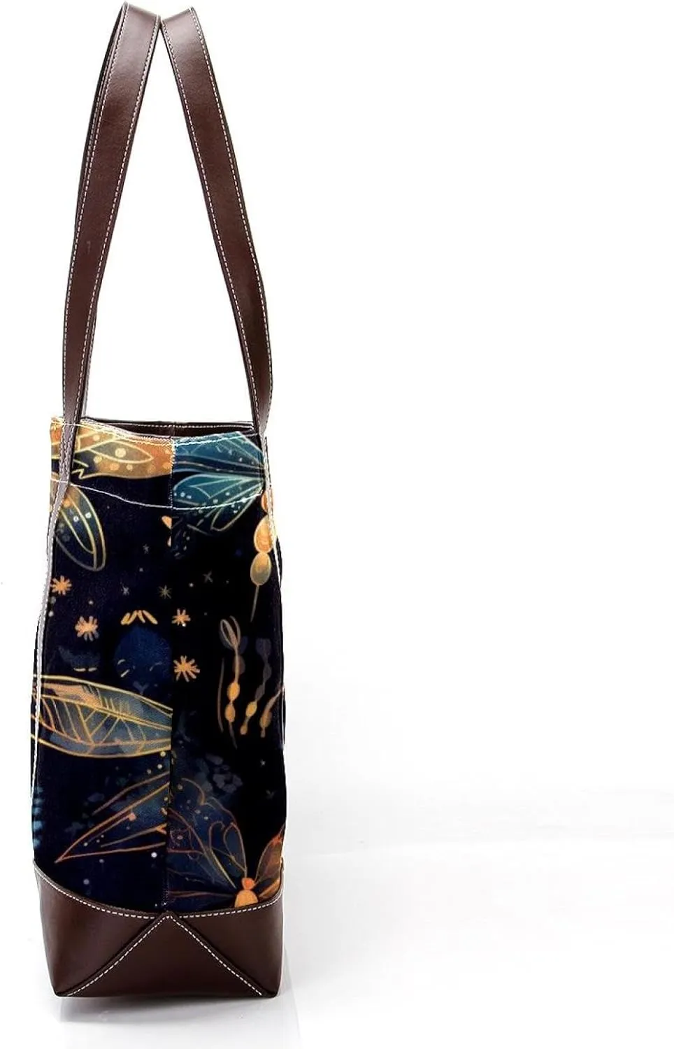 Bright Fireflies-573 Shoulder Purses for Women Large Soft Washed Leather Purses and Durable Handbags