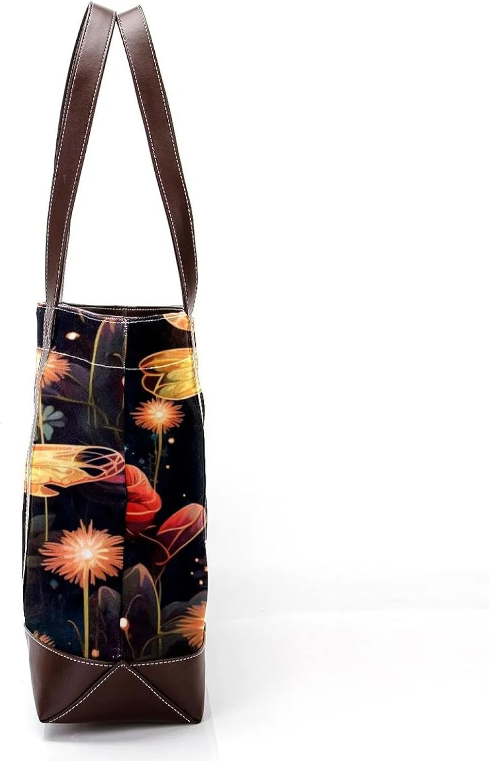 Bright Fireflies-573 Shoulder Purses for Women Large Soft Washed Leather Purses and Durable Handbags