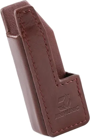 Brown Leather Lighter Case Cover Holder Sleeve Pouches for Dunhill Rollagas - Practical Lighter Part