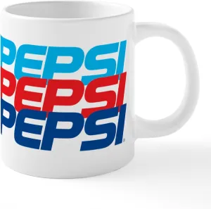 CafePress Pepsi Striped 20 oz Ceramic Coffee Mega Mug