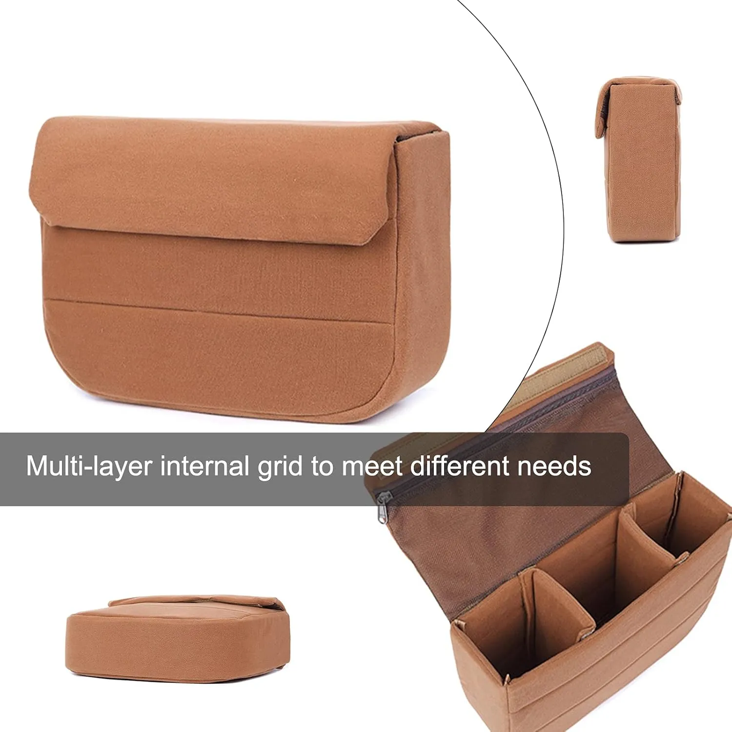 Camera Insert Bag,Backpack Inner Camera Padded Organizer Case Suit for Sony,Canon,Nikon