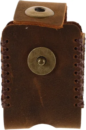 Camping Lighter Leather Case Belt Attachment Cigarette Lighter Sleeve Storage Bag