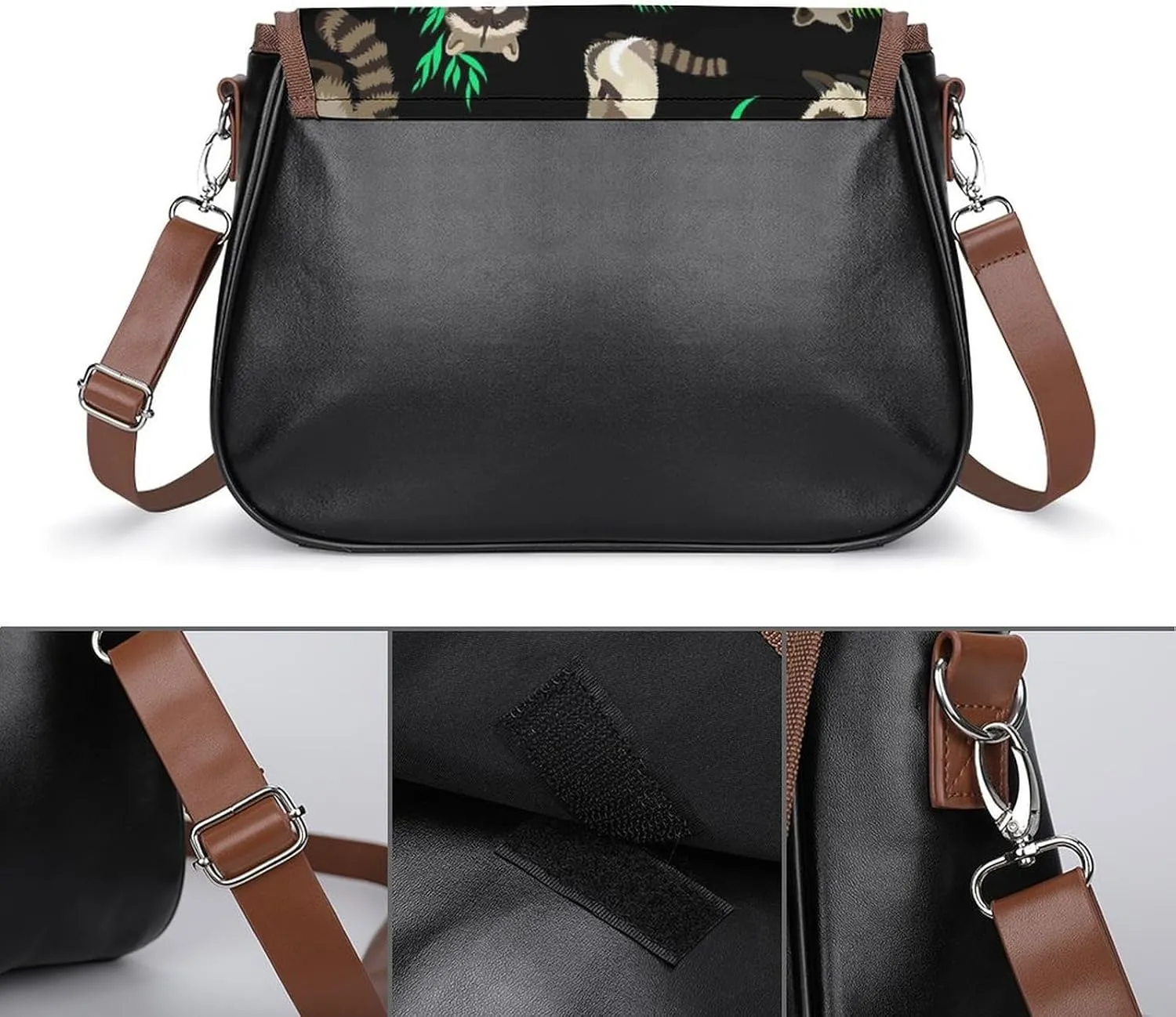 Casual Crossbody Bag for Women Fashion Leather Satchel Bags, Lightweight Small Shoulder Handbag with Adjustable Strap