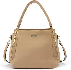 celestina Women Tote Bag Medium Designer Satchel Handbag, Top-Handle Purse with Strap, Fits 15-inch Laptop