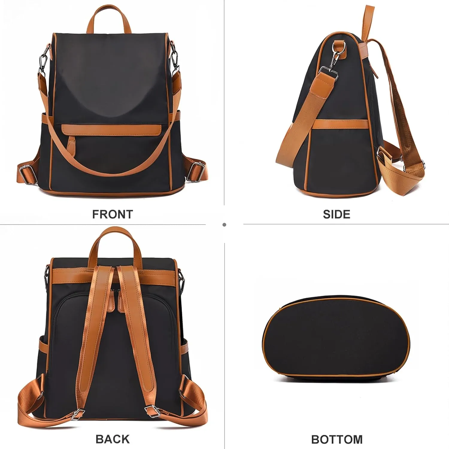 CHARMORE Women Travel Backpack Anti Theft Rucksack Nylon Waterproof Casual Daypacks Lightweight Backpack