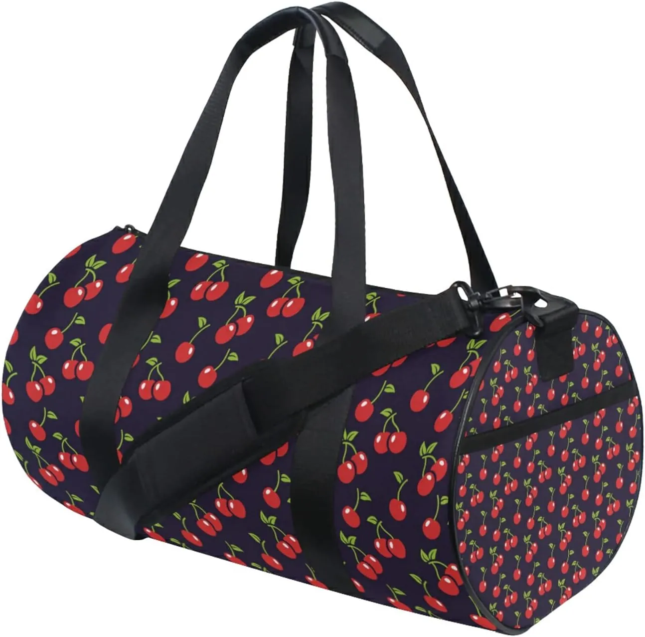 Cherry Duffel Bag,Canvas Travel Bag for Gym Sports and Overnight