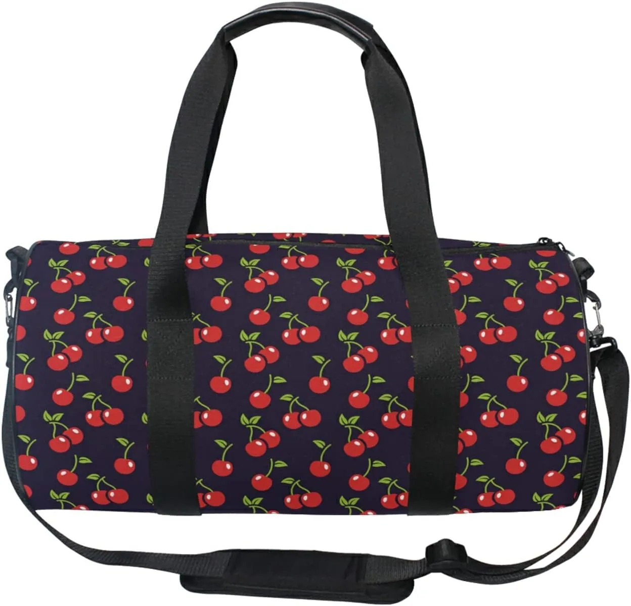 Cherry Duffel Bag,Canvas Travel Bag for Gym Sports and Overnight