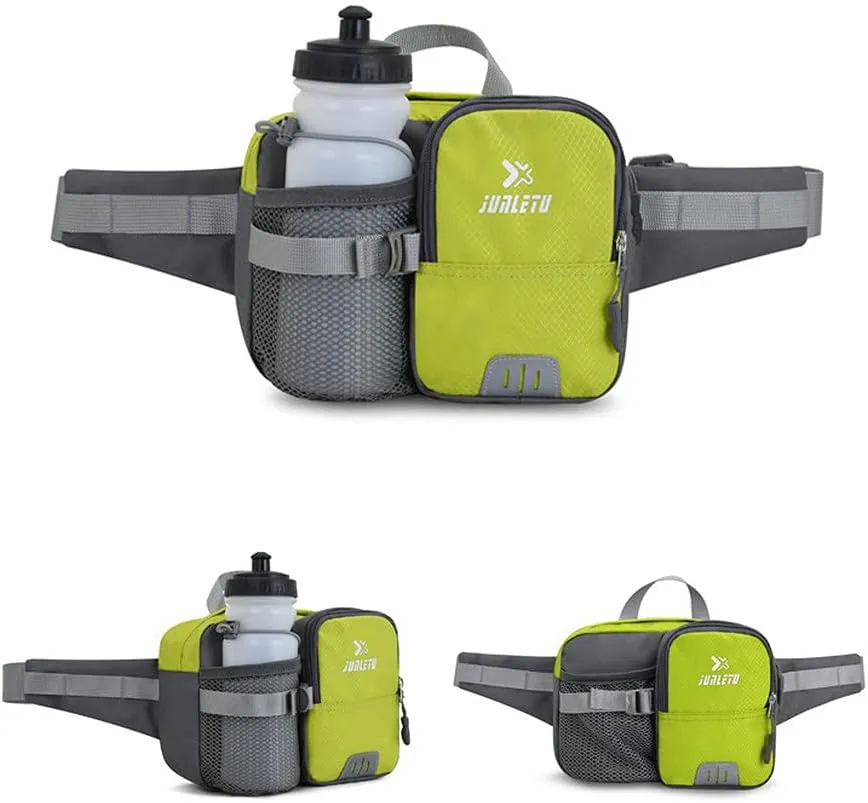 Clakllie Unisex Running Fanny Pack Water Resistant Waist Pouch Outdoor Fanny Bags Hands-Free Sports Hiking Pack Hip Bum Bag