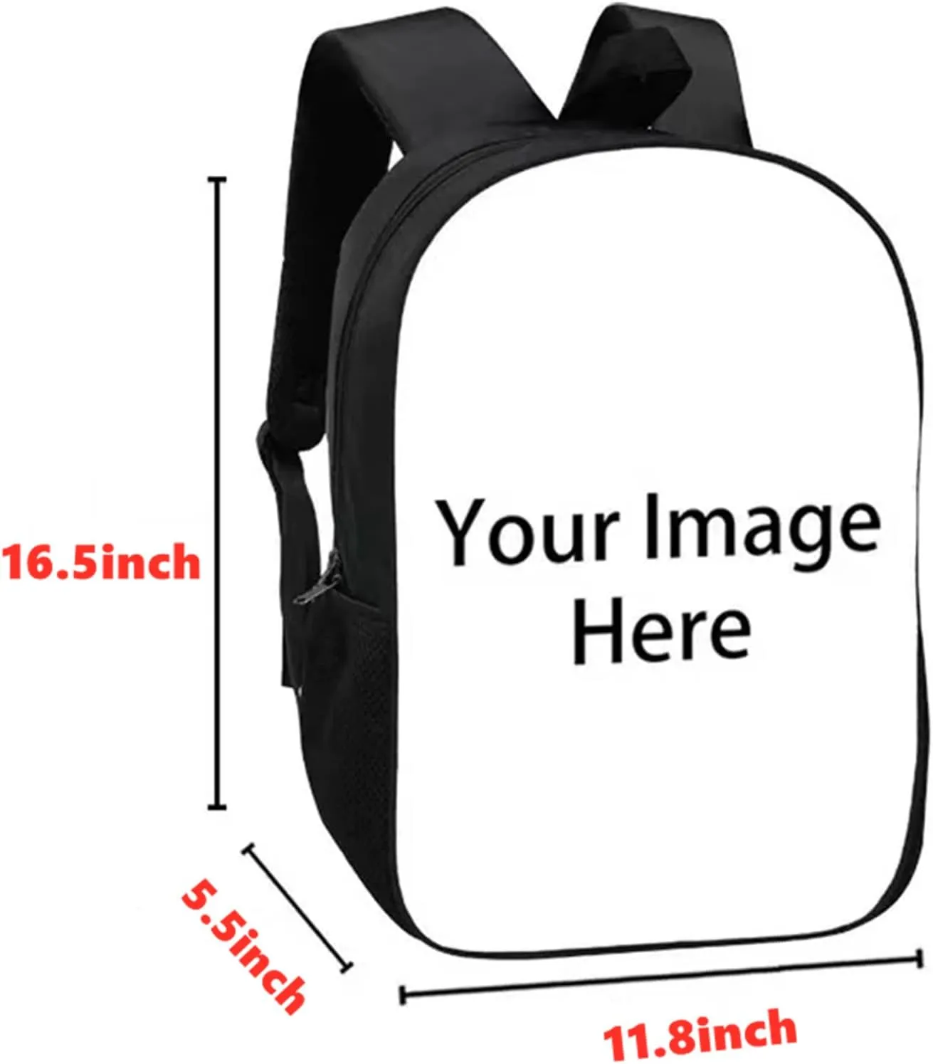 Classic Laptop Daypack,Lightweight Graphic Backpack Large Capacity Outdoor Rucksack