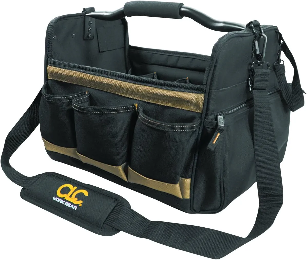 CLC Custom Leathercraft 1578 Open Top Soft Sided Tool Box, 14 in., 31 Pocket