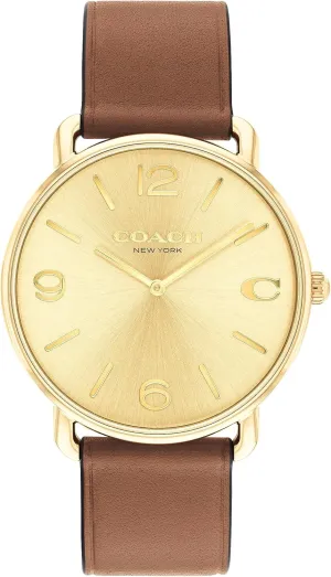 Coach Elliot Men's Watch | Sleek & Minimalist Design | Timeless Style for Any Occasion | Water-Resistant