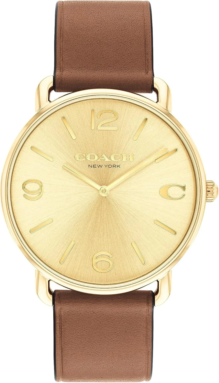 Coach Elliot Men's Watch | Sleek & Minimalist Design | Timeless Style for Any Occasion | Water-Resistant